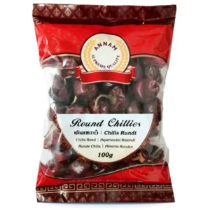 Annam Dried Round Chillies (100g)