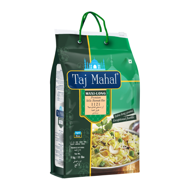 Taj Mahal - 5kg Premium Sella Basmati Rice (Green)
