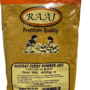 Raaj Madras Curry powder Hot 400g